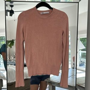 Zara pink sweater